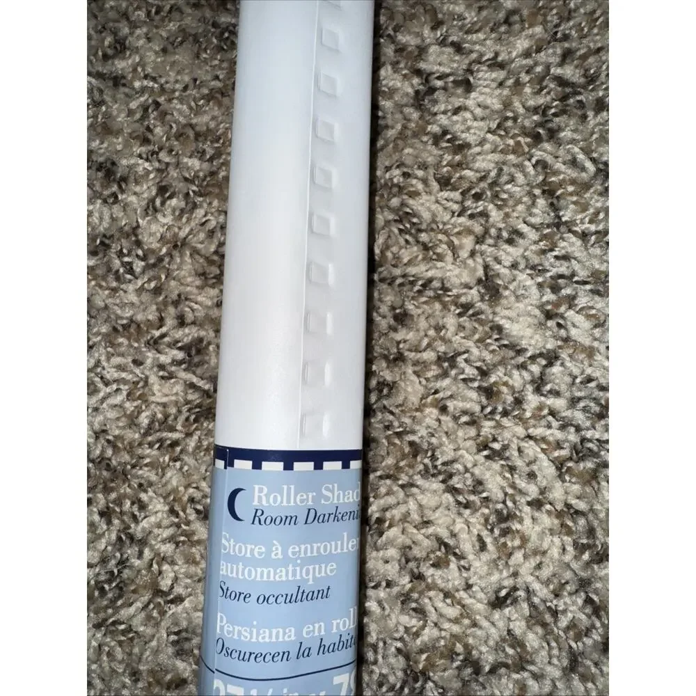 LEVOLOR Trim & Go 27 in x 78 in Roller Shade Room Darkening Brackets Separately